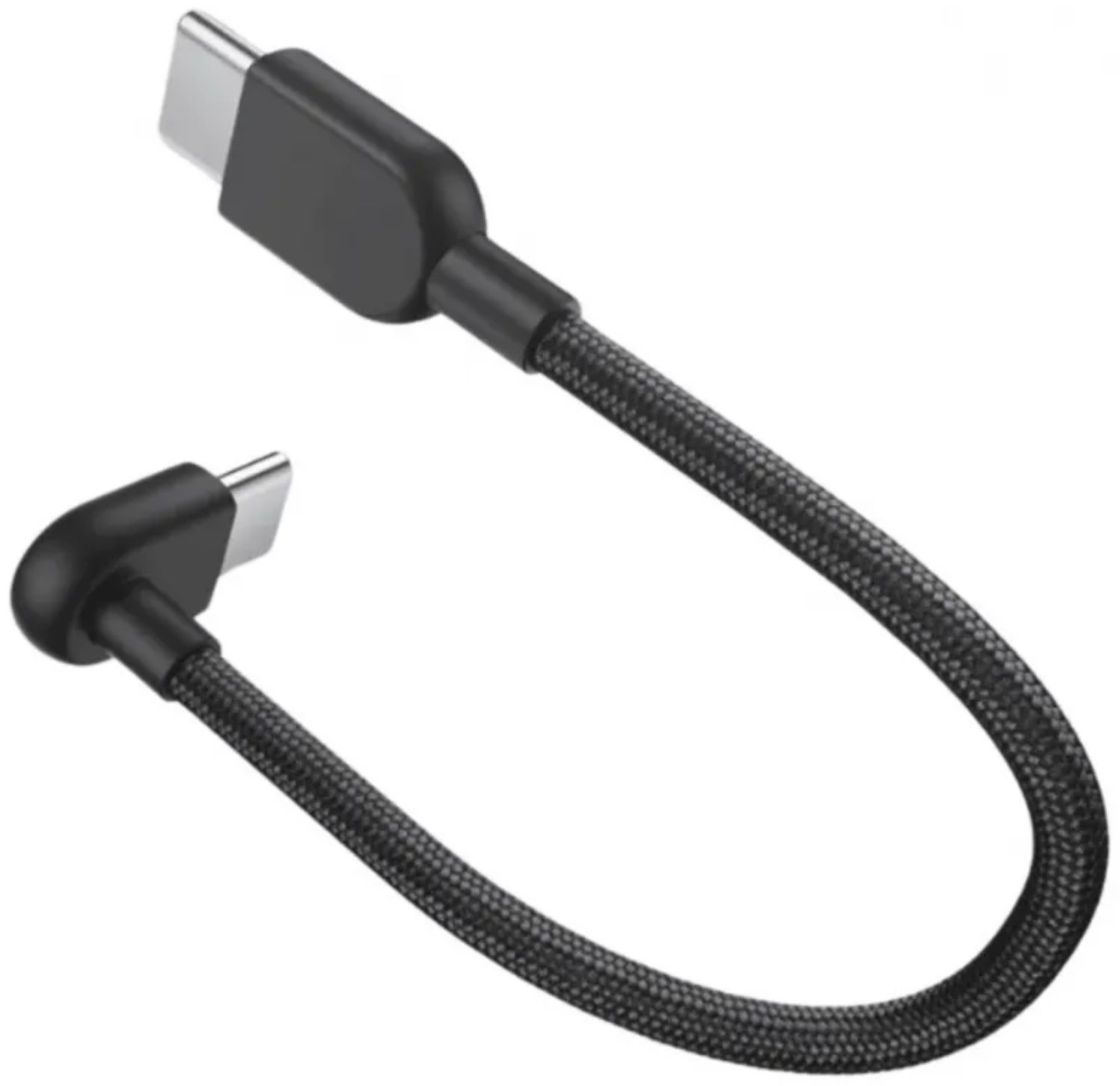 Кабель Xiaomi 3A Braided USB-C to USB-C Cable (10cm) белый BHR08W0GL